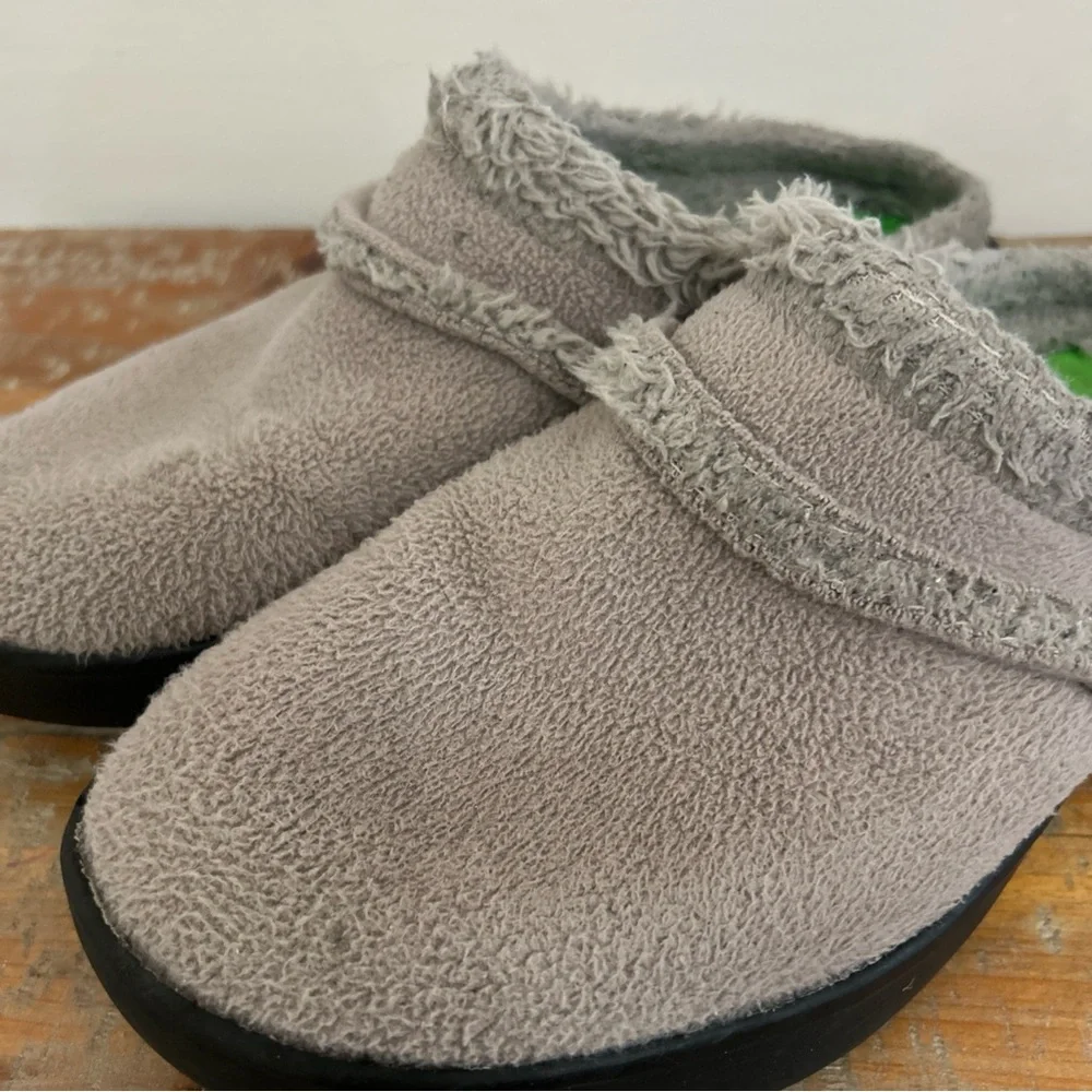OOFOS OOcoozie Mule Women's Size 10 Clog Slip-on Shoes - Tawny - Beige Gray - Picture 11 of 13